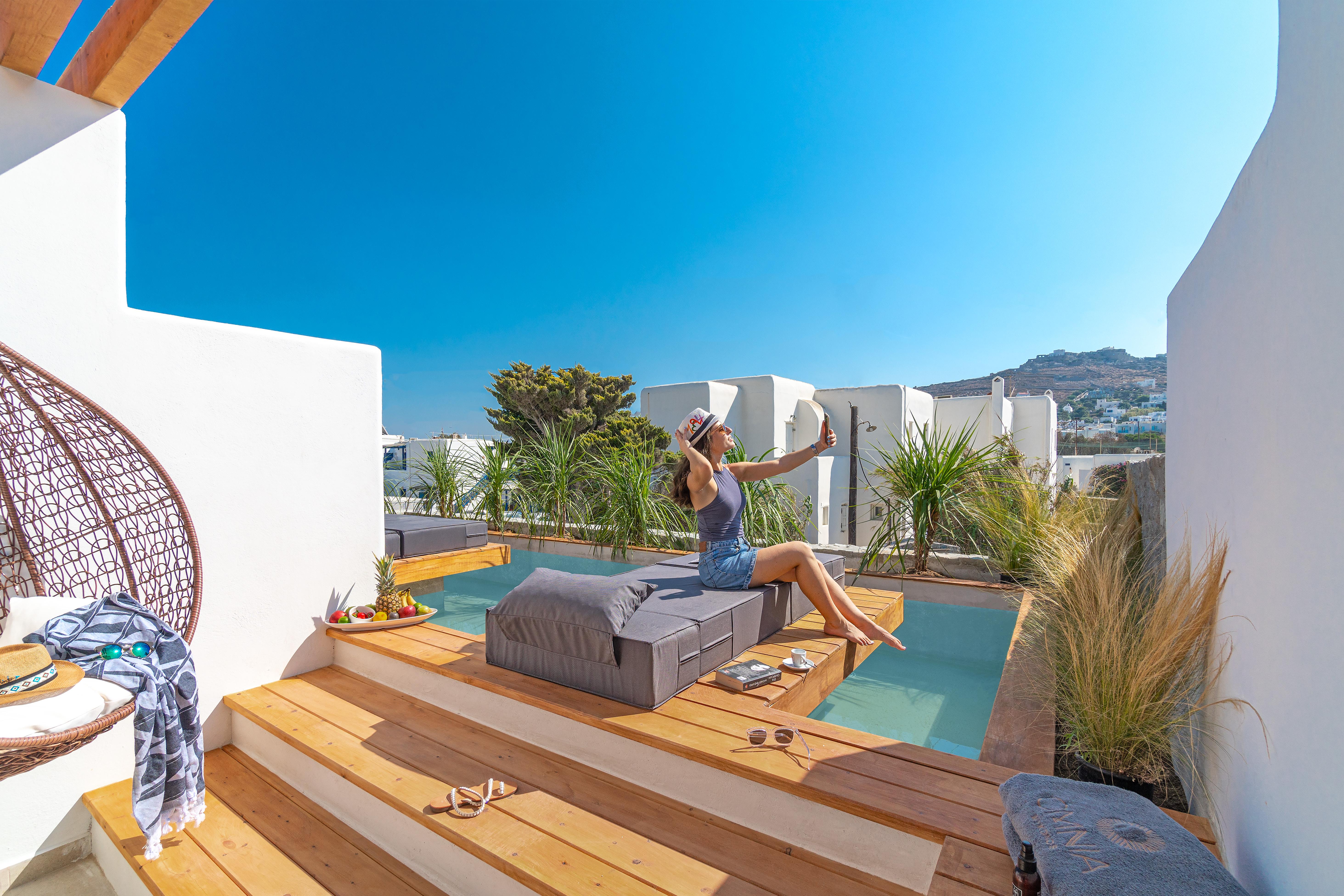 Omnia Mykonos Boutique Hotel & Suites Ornos  Exterior photo